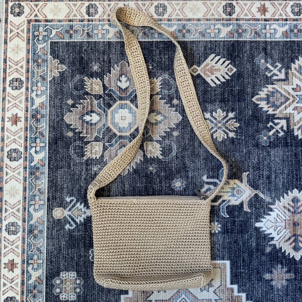 The Sak Beige Crochet Bag